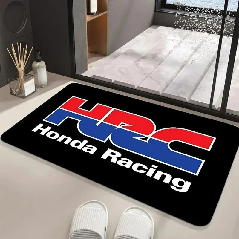 HONDA NEW 3D Motorcycle Pattern Carpet Living Room Decor Home Area Rug Flannel Floor Mat Non-Slip Doormat for Home Decor Rug