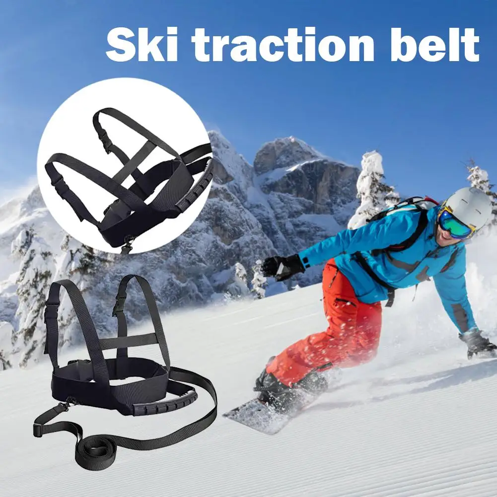 Kids Skiing Harness Safety Shoulder Strap Skating Training Belt Anti-fall Rope Outdoor Sport Snowboarding Belt for Kids Beginner