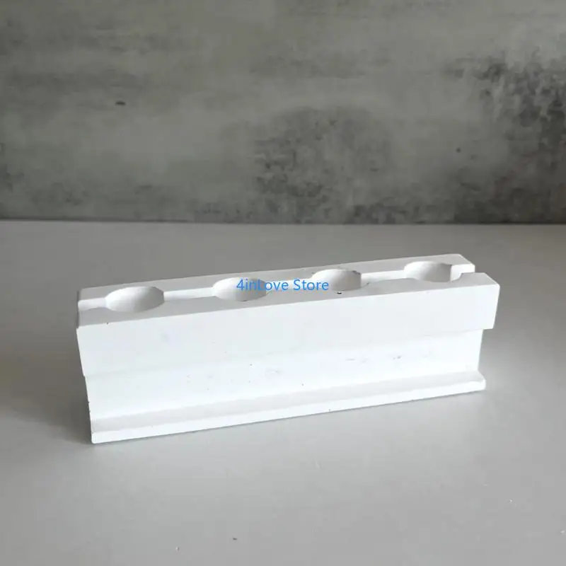 

T4MD 4 Holes Multifuntional Silicone Tealight Molds Craft Molds Holder Molds
