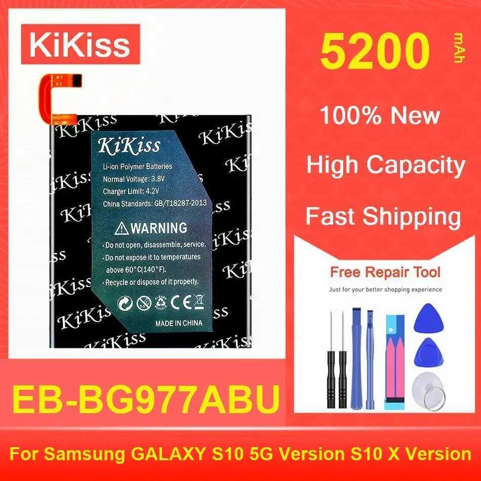 

5200Mah EB-BG977ABU For Samsung Battery GALAXY S10 5G Version X S10X Replacement Mobile Phone