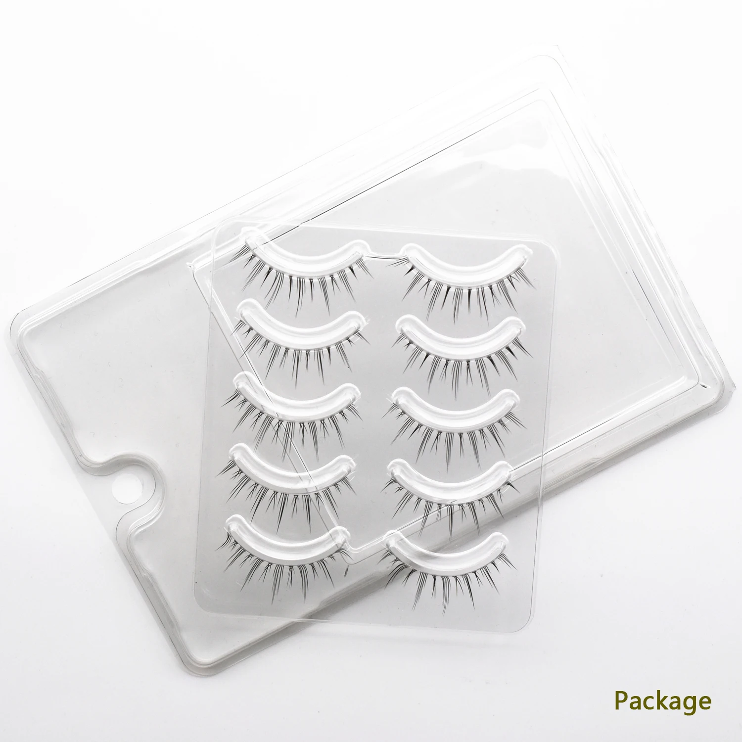 5 Pairs Manga Lashes Natural Lashes Soft False Eyelashes Little Devil Lashes Anime Lashes Full Strip Lashes Band Eyelash Makeup