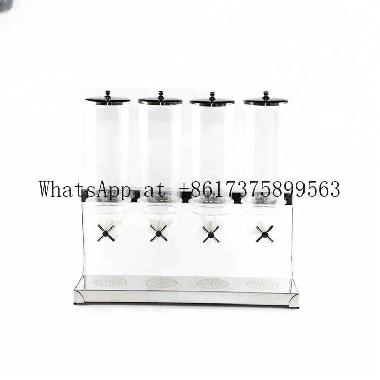 Eco-Friendly Stainless Steel Bulk Dry Food Cereal Dispenser For Supermarket