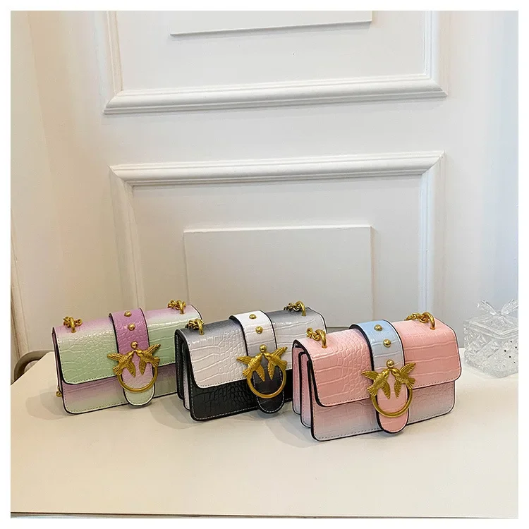 2025 حقيبة يد نسائية فاخرة من الجلد النباتي نمط حجري سلسلة كتف قابلة للتحويل ليلاً ونهارًا #5