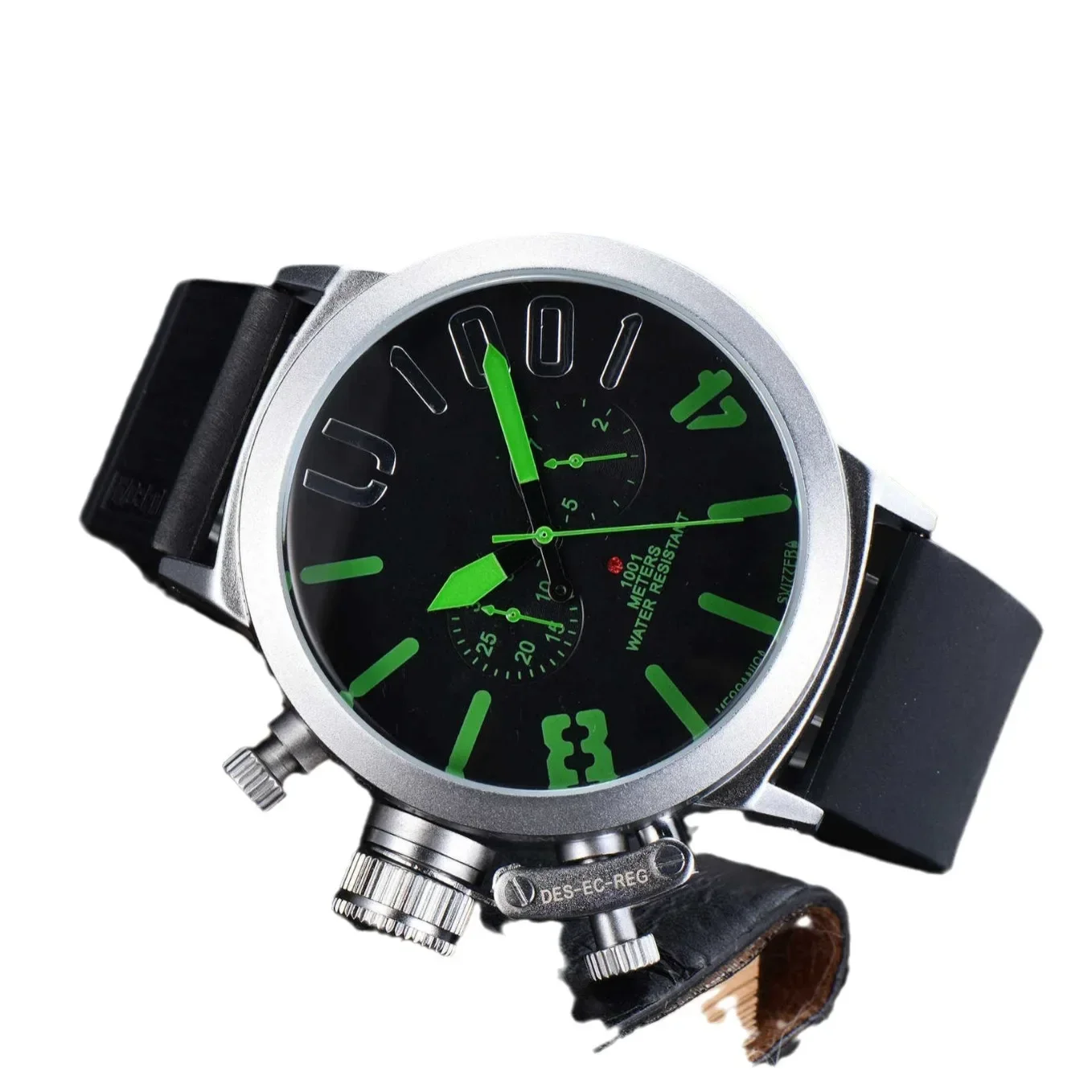 2025 Nuevo reloj cronógrafo para hombre Super U-B Geneva, automático de lujo, resistente al agua 100M, cristal de zafiro, acero inoxidable