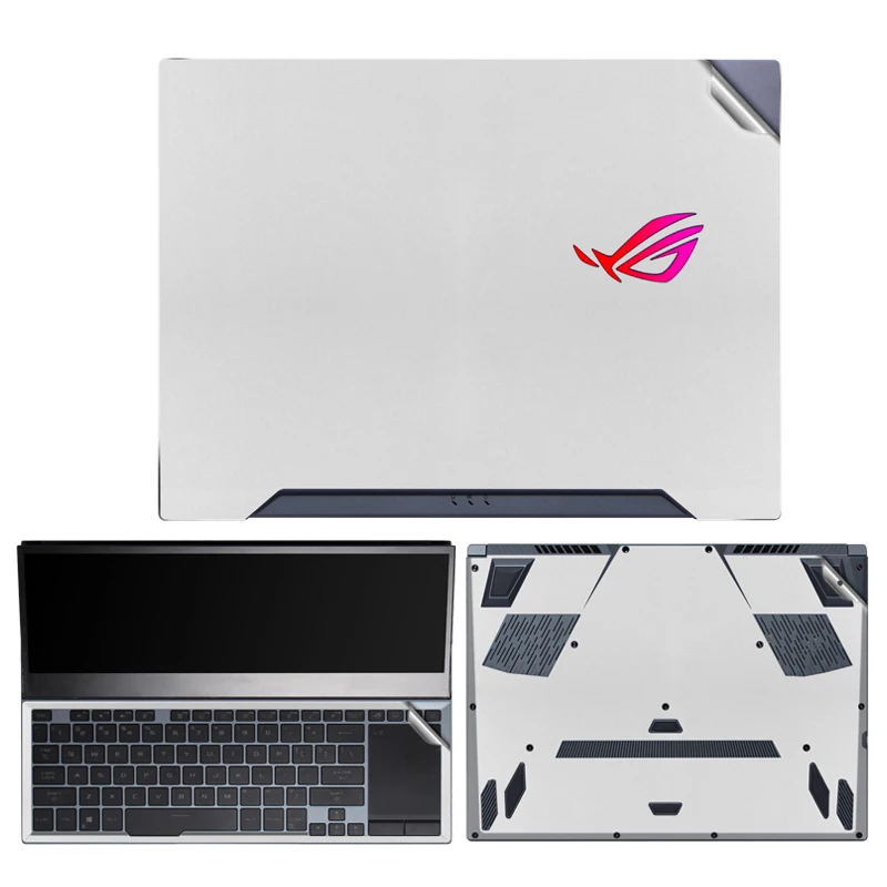 Piel de portátil para ASUS ROG Zephyrus Duo 16 GX650R GX650P película protectora para ROG Zephyrus GX551Q/GX703H/GX502L/GX550L pegatina