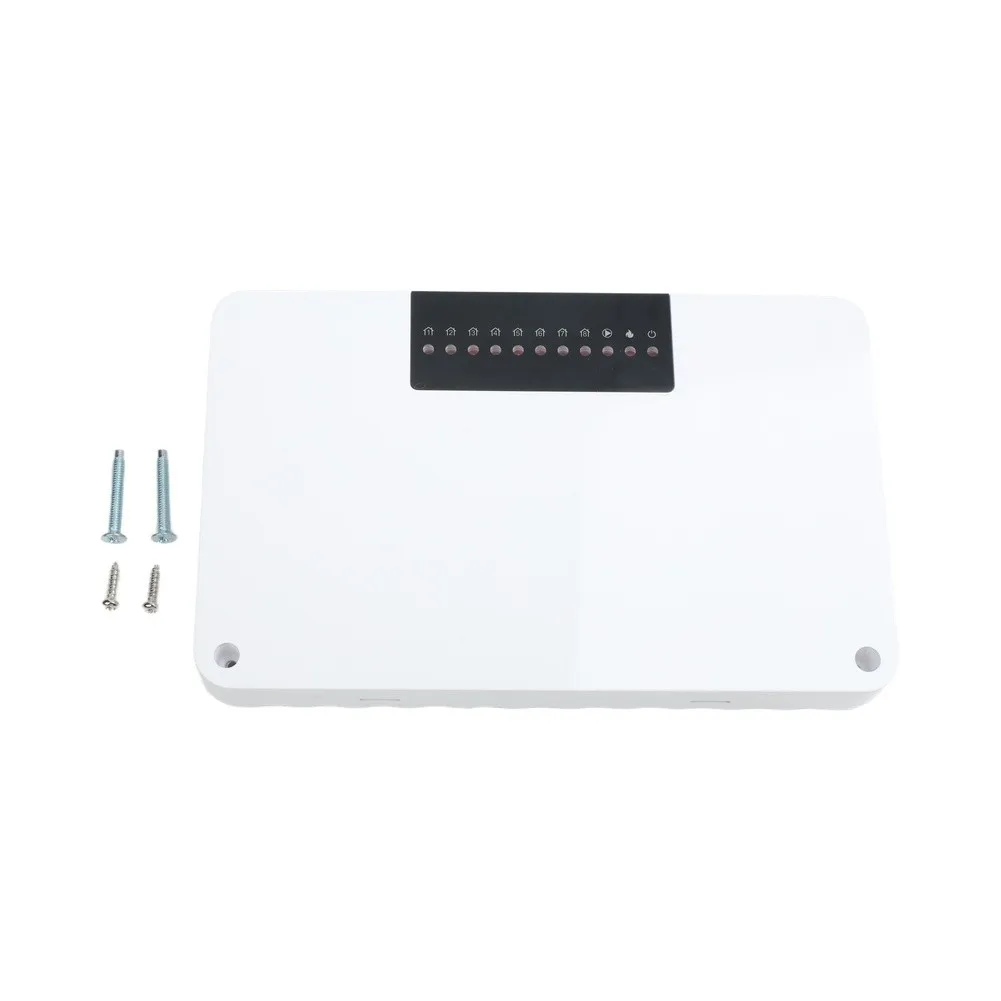 Floor Heating Central Controller with 8 Zones Valve Actuator Control and Multi Thermostat Zone Heating Management