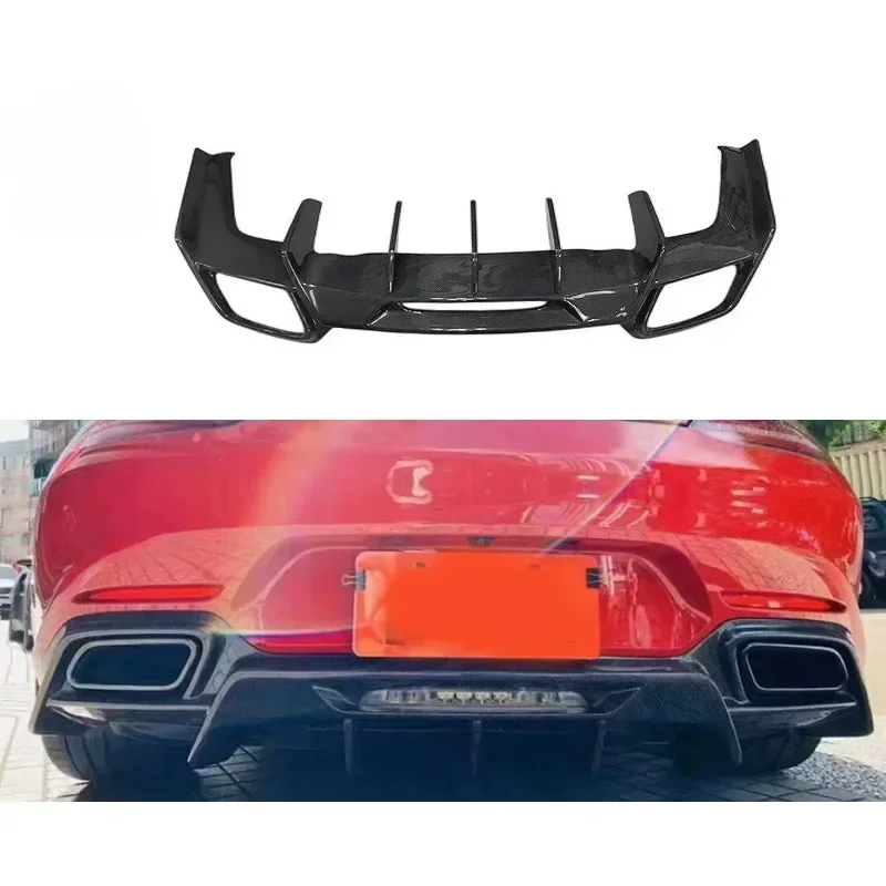 

For Benz AMG GT 2016+ carbon Fiber Rear Lip R Style Rear Bumper Automotive Spoiler Body Kits Trim Car Accessories