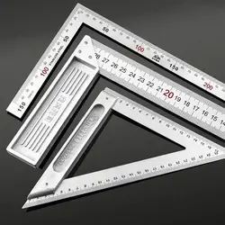 30/50CM Angle Square Ruler 90 Degree Right Angle Ruler Stainless Steel Triangle Ruler Woodworking Gauge Measuring Tool