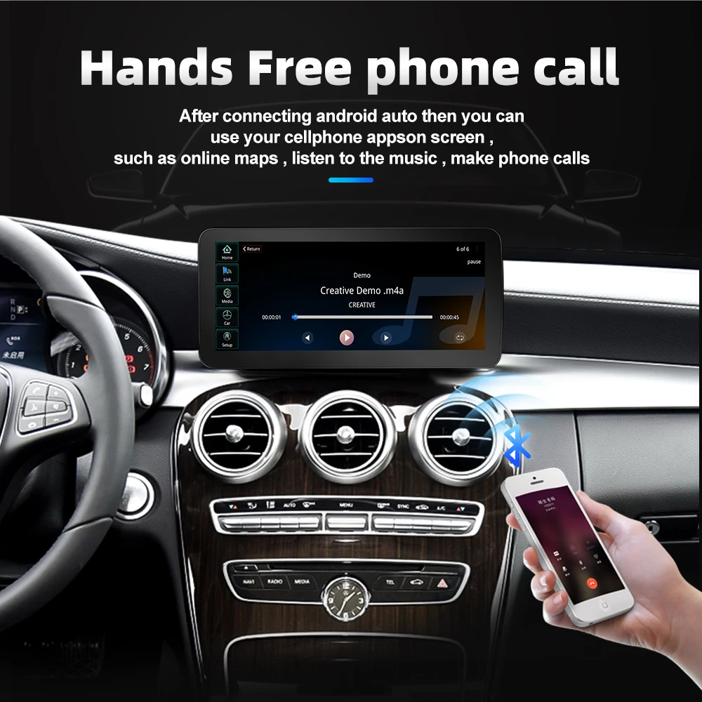 2025 رائجة البيع 10.25 لينكس سيارة مشغل وسائط متعددة لمرسيدس a Cla Gla W176 C117 X156 1920*720 Carplay GPS نافي ستيريو