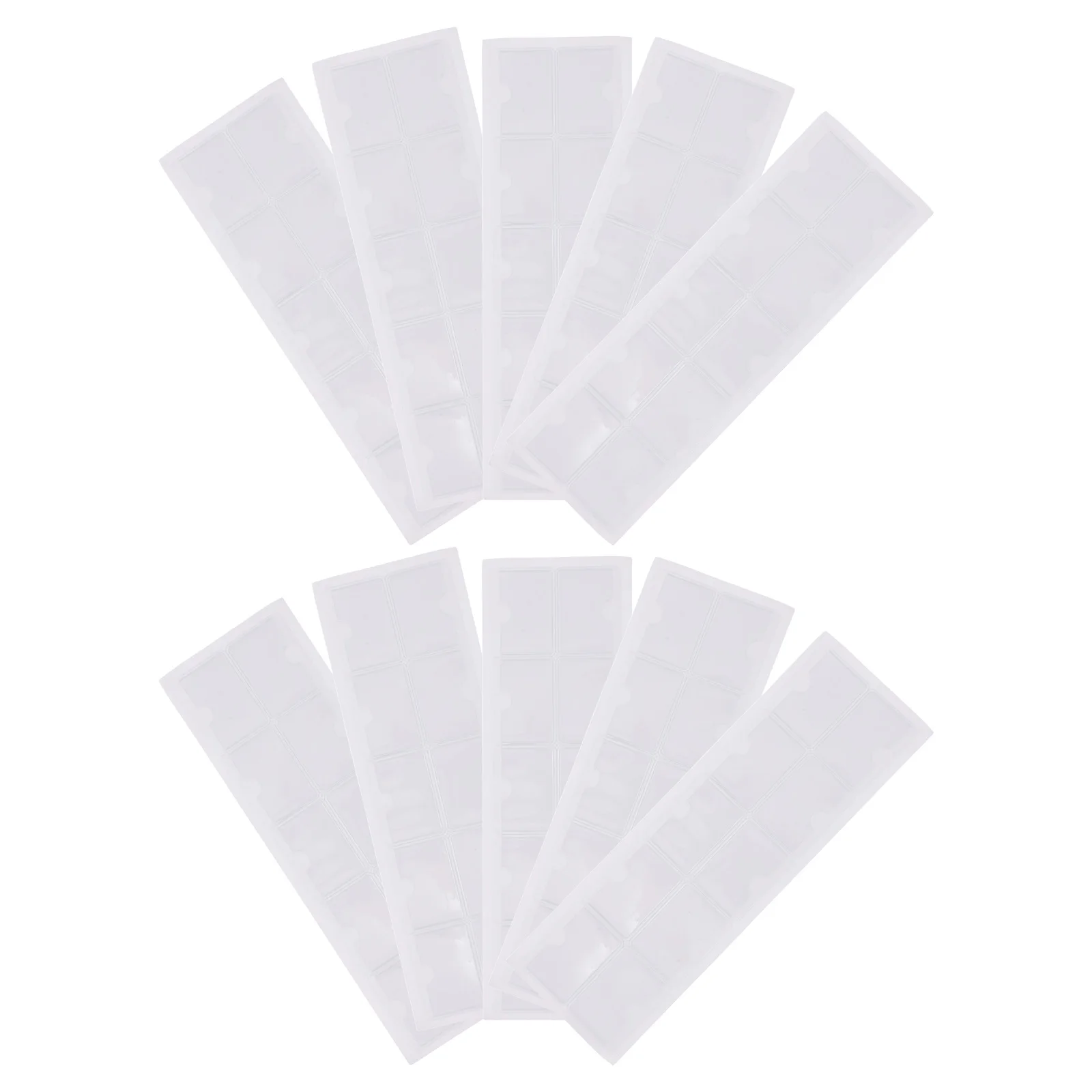 

80 Pcs Waterproof Index Label Bag Labels Clear Card Holder Transparent Adhesive