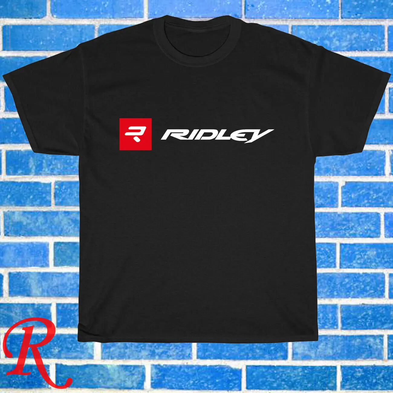 New Shirt Ridley Bicycles Bike Logo Black Size S-5XL Unisex T-Shirt long or short sleeves