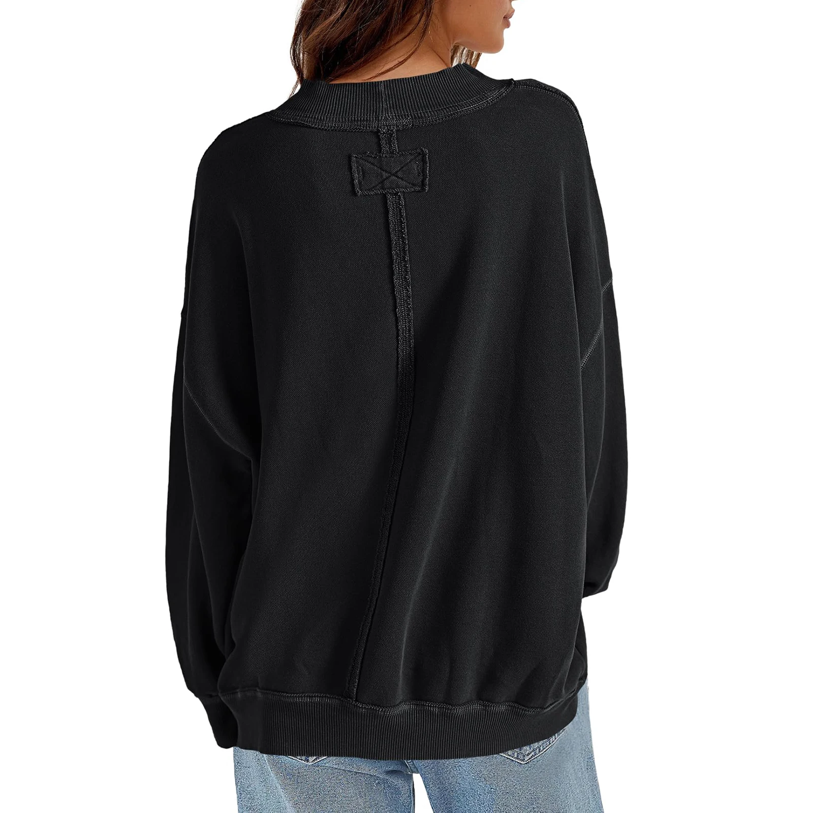 Sudadera deportiva informal de manga larga de Color sólido a la moda para mujer, Top, ropa de invierno para mujer