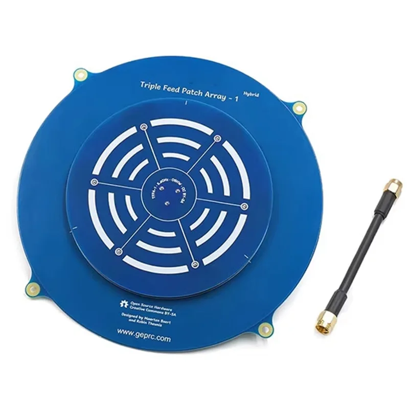 A97I-TRIPLE FEED PATCH ARRAY 5.8G Receiving Antenna FPV Traverse Machine Left And Right Rotation Compatible Antenna