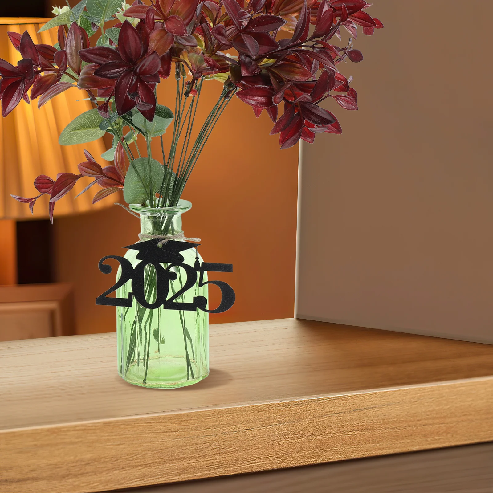 30 قطعة علامات التخرج 2025 القواطع مزدوجة الوجهين طاولة التخرج ديكور حفلة محور زهرية التسمية تهنئة غراد