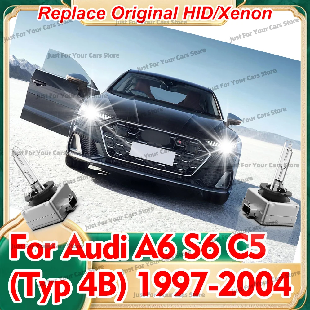 

2x Сверхъяркие ксеноновые лампы HID D3S D3 для фар 6000K 8000K 10000K для Audi A6 S6 C5 (тип 4B) 1997 1998 1999 2000 2001 2002 2003 2004