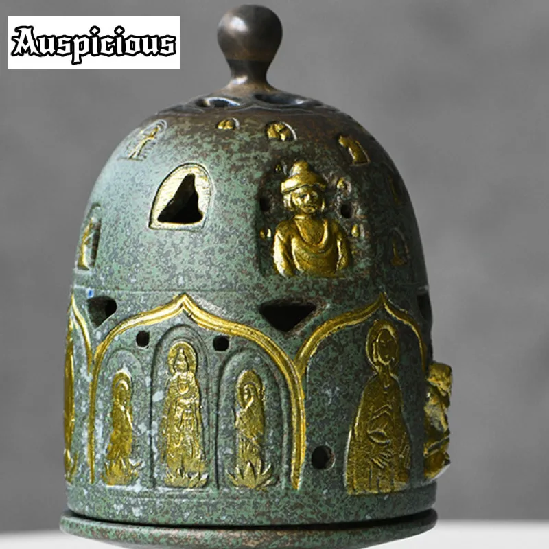 اليدوية زن البوذية جروتو حامل البخور ضباب التدخين البواخر البخور المشتعلة مبخرة لوازم الشاي الهدايا الحرفية