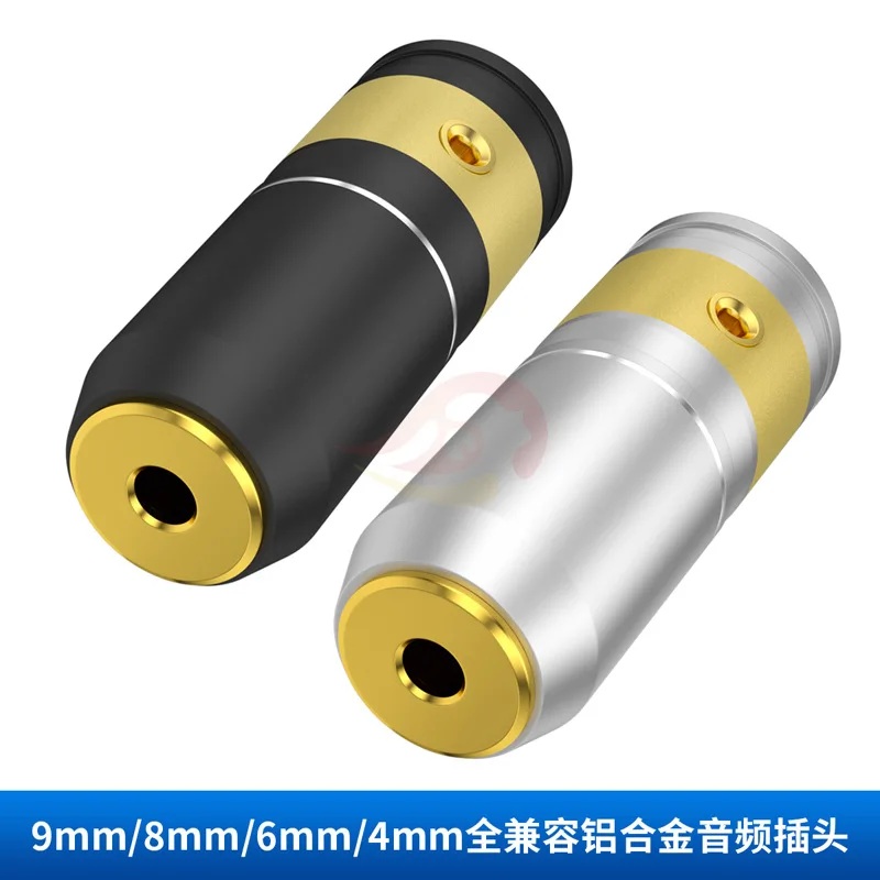 Headphone Plug Compatible 9/8/6/4 Aperture 4.4mm 3.5mm 2.5mm Mono Stereo Balanced Gold-Plated 3.5 Jack Earphone Audio Connector