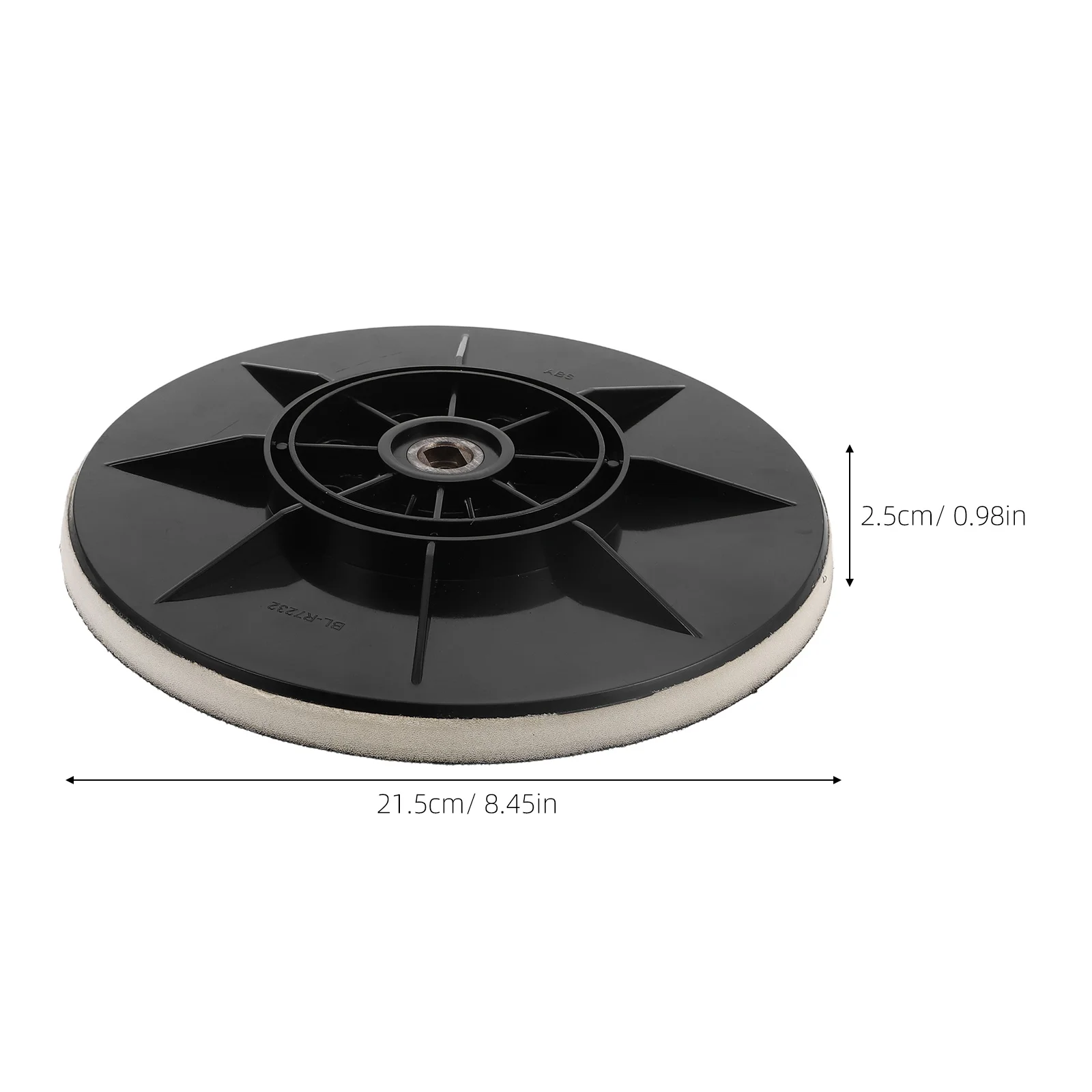 Disque de polissage mural de 9 pouces, filetage plat, boucle filetée, papier de verre, Base en feutre, efficace, Durable, remplacement de polissage de grande surface