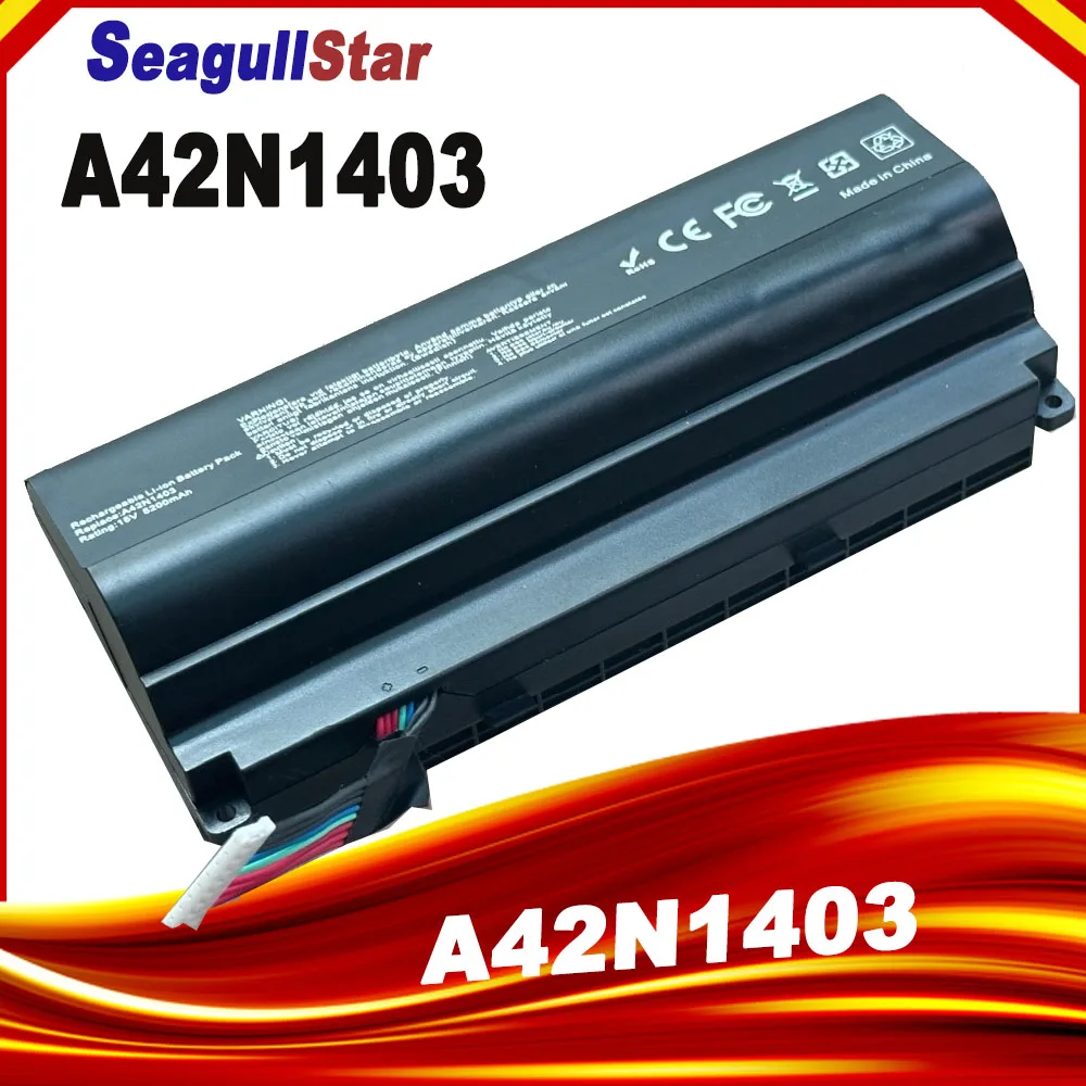 A42N1403 Laptop Battery for Asus ROG G751 G751J G751JL G751JM G751JT Series 0B110-00340000 A42LM9H A42LM93 15V 88WH