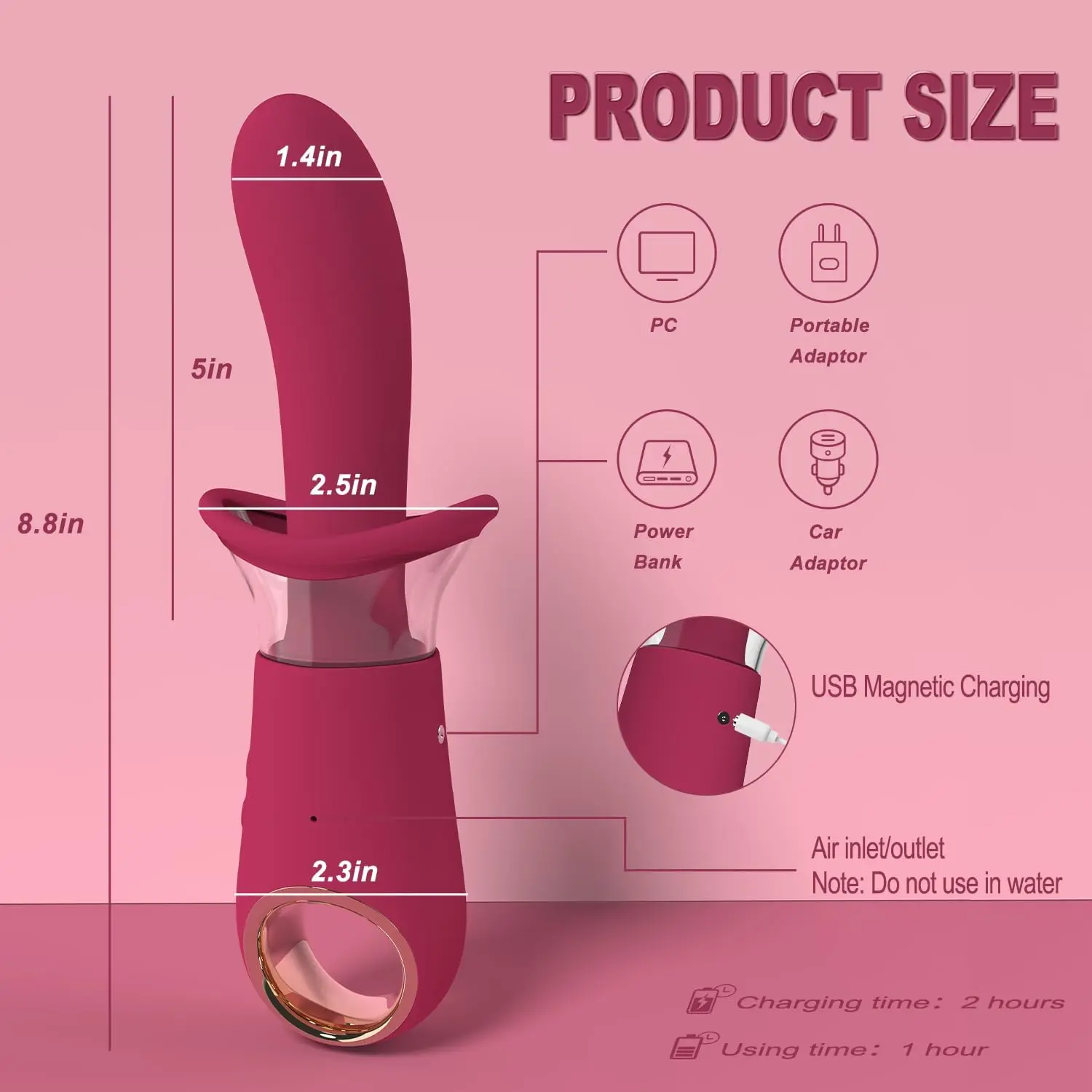 HESEKS Sucking Vibrator with Vacuum Suck Pump Clit Sucker Clitoral Nipple Stimulator Massager Realistic Dildo Sex Toy for Women