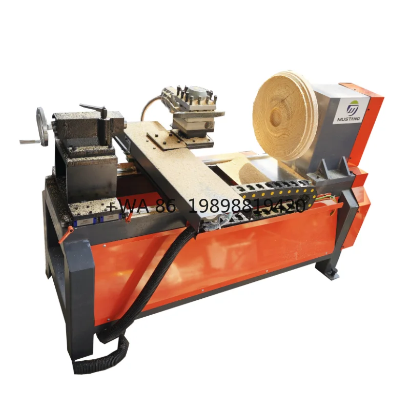 CNC Woodworking Lathe with Motor New Product and Automatic Tool Changer for Large Disk Manufacturing  MT5045 Automatic