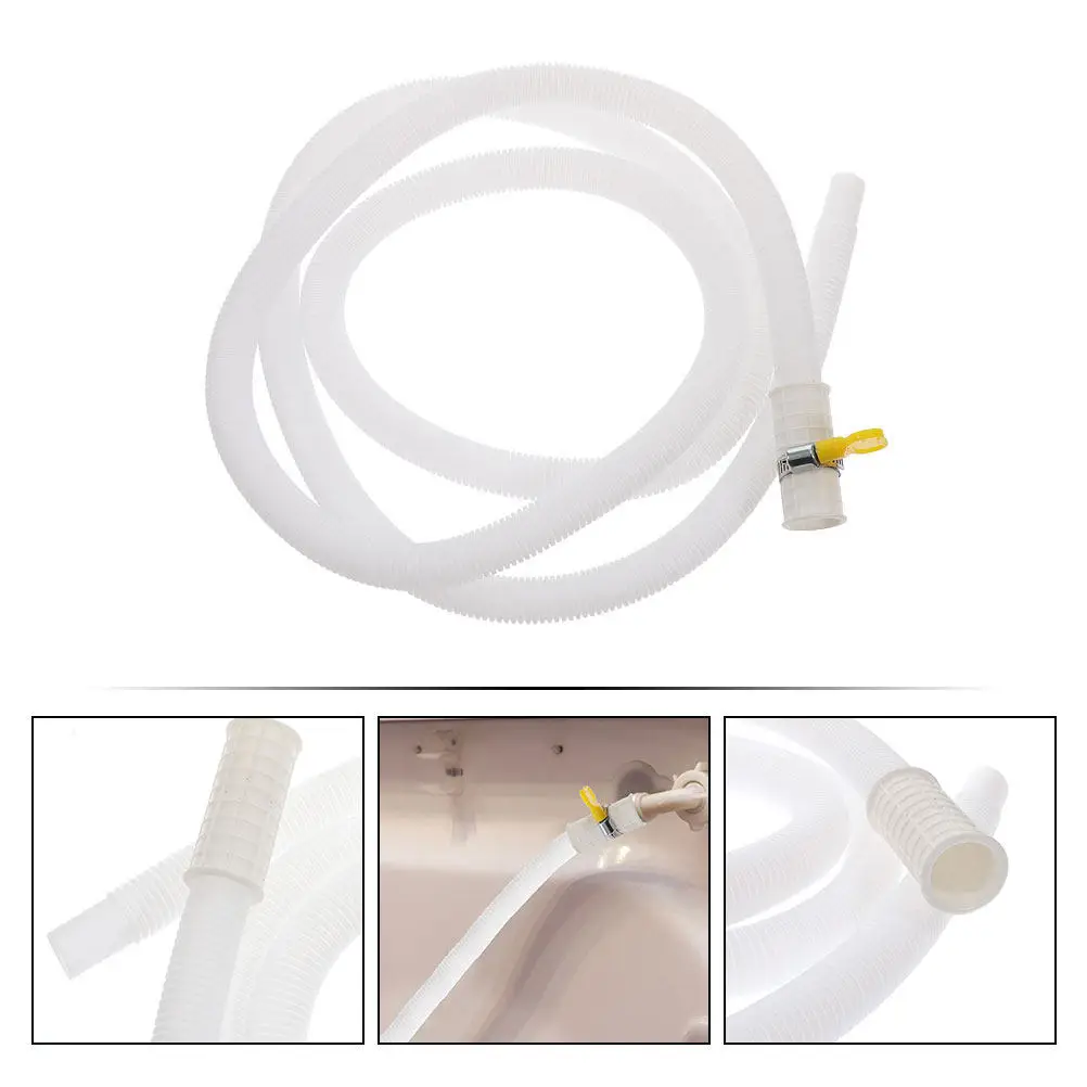 

Сменный гибкий дренажный шланг для кондиционера из ПЭ/АБС с зажимом из нержавеющей стали, портативный комплект для отвода воды