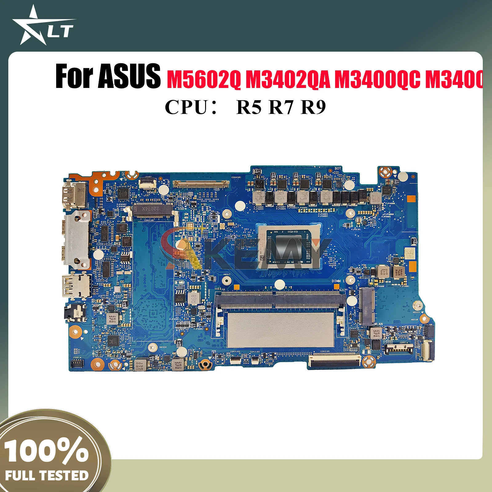 

M3402QA Материнская плата для ноутбука ASUS VivoBook M3402QA M5602Q M3402Q Материнская плата для ноутбука с процессором R5 R7 R9, 100% тестирование, ОК, быстрая доставка