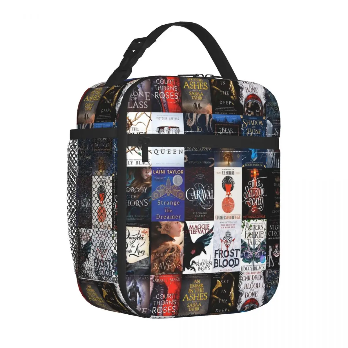 YA Fantasy Classics Insulated Lunch Tote Bag for Women A Court Of Thorns And Roses Portable Thermal Cooler Food Lunch Box School