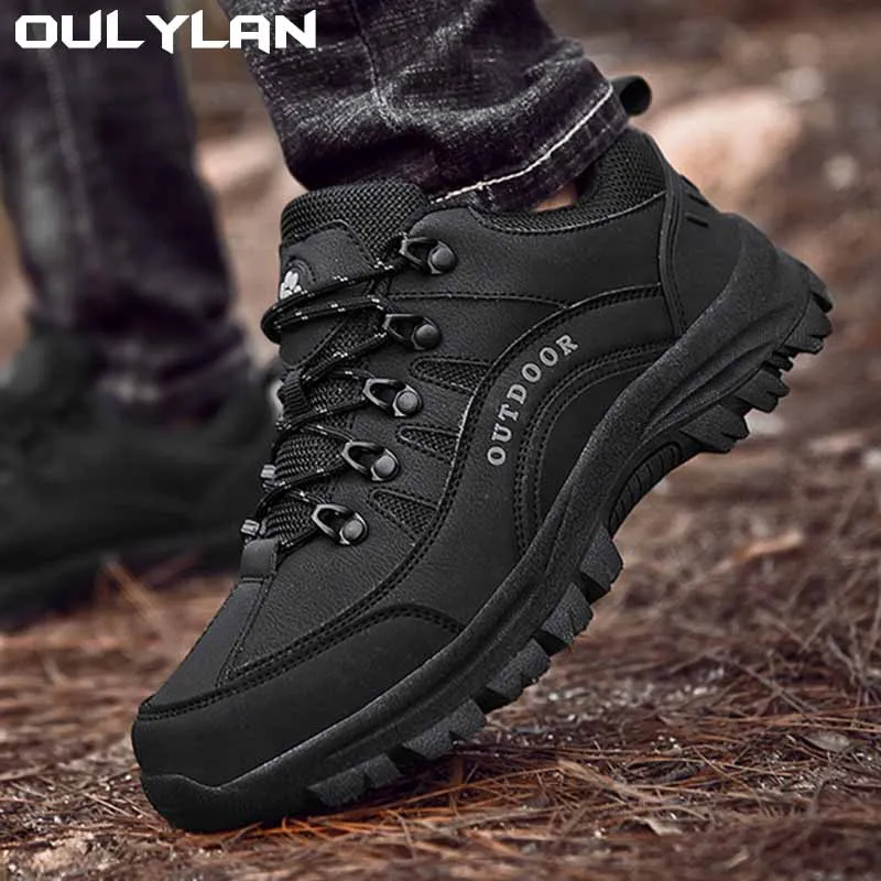 

Spring Autumn Hiking Mountain Climbing Shoes Large Size Outdoor Sports Men's Shoes Wear-Resistant Climbing Shoes