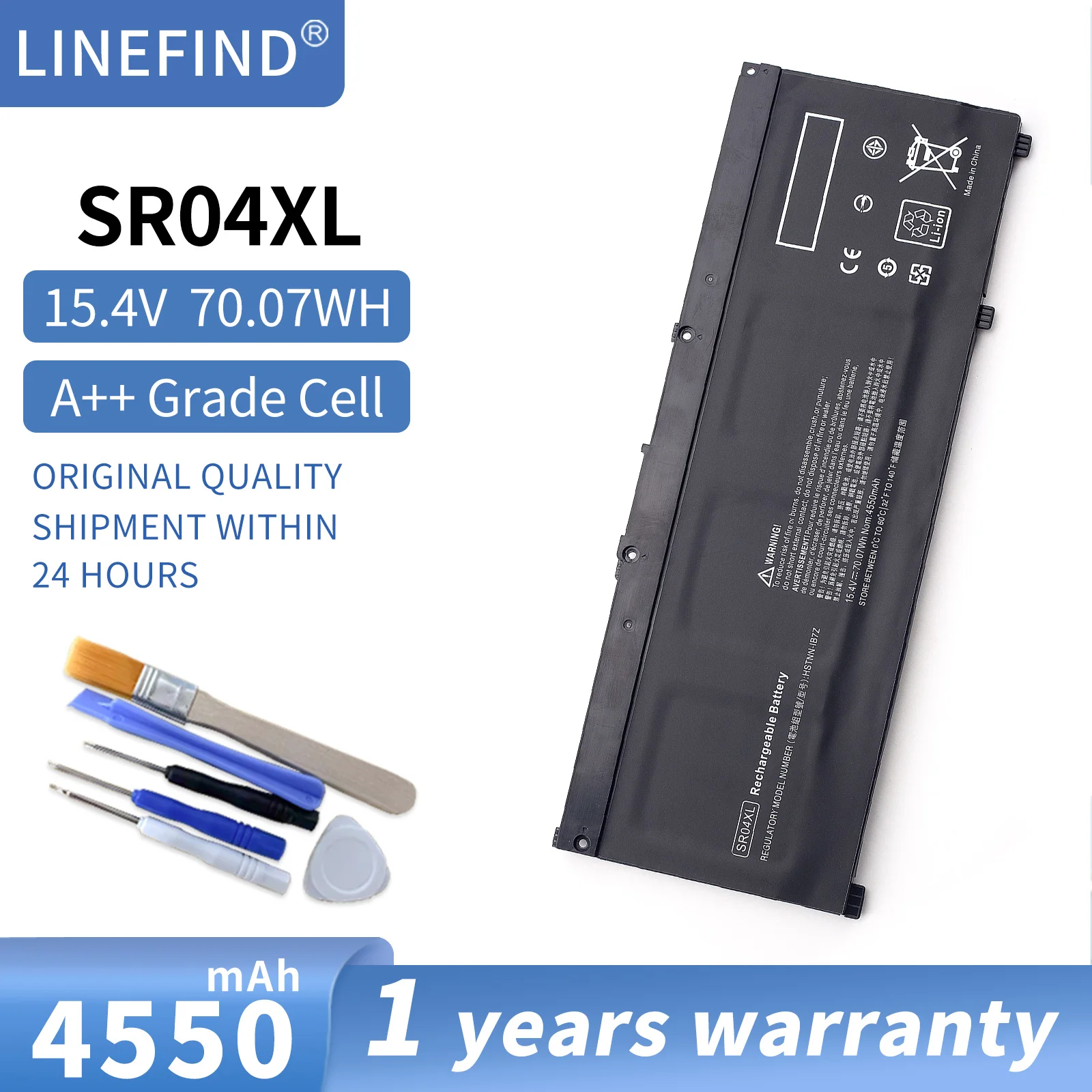 SR04XL Laptop Battery for HP OMEN 15-CE 15-CB 15-CE015DX 15-CB014ur TPN-Q193 TPN-Q194 TPN-C133 HSTNN-DB7W 917724-855