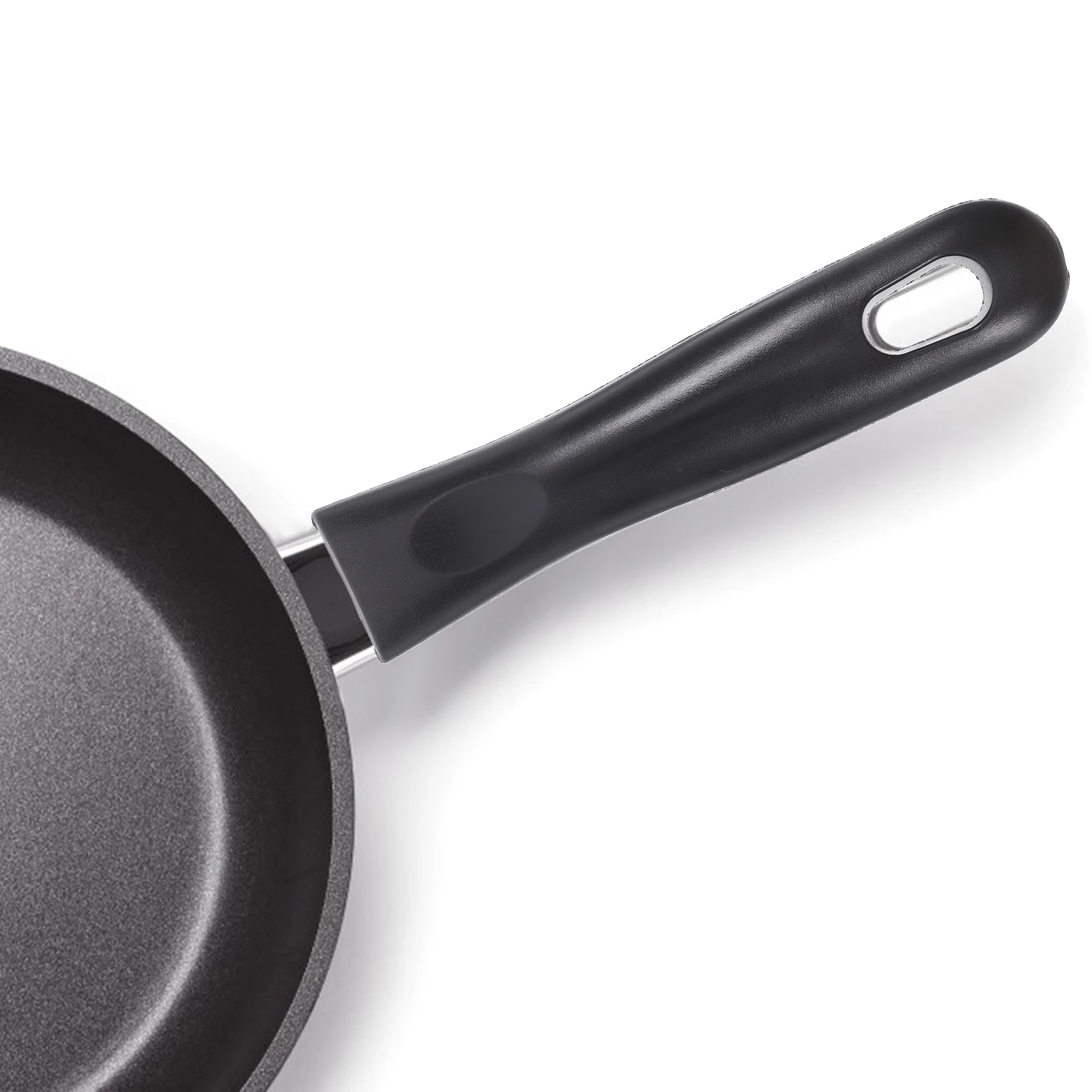 

Universal Cookware Handle Replacement Black Detachable Grip Anti-Scalding Heat Resistant Insulated Fit For