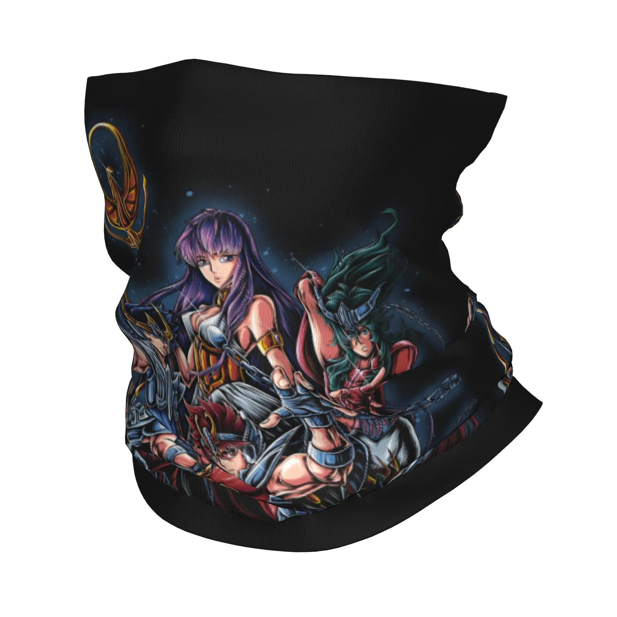 Custom S-Saintes S-Seiyaes Bandana Neck Gaiter UV Protection Face Scarf Cover Women Men Manga Headwear Tube Balaclava