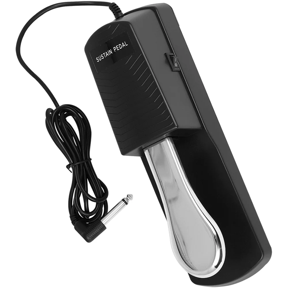 

Sustain Pedal Piano Foot Electronic Keyboard Accessories Supplies Black for Damper