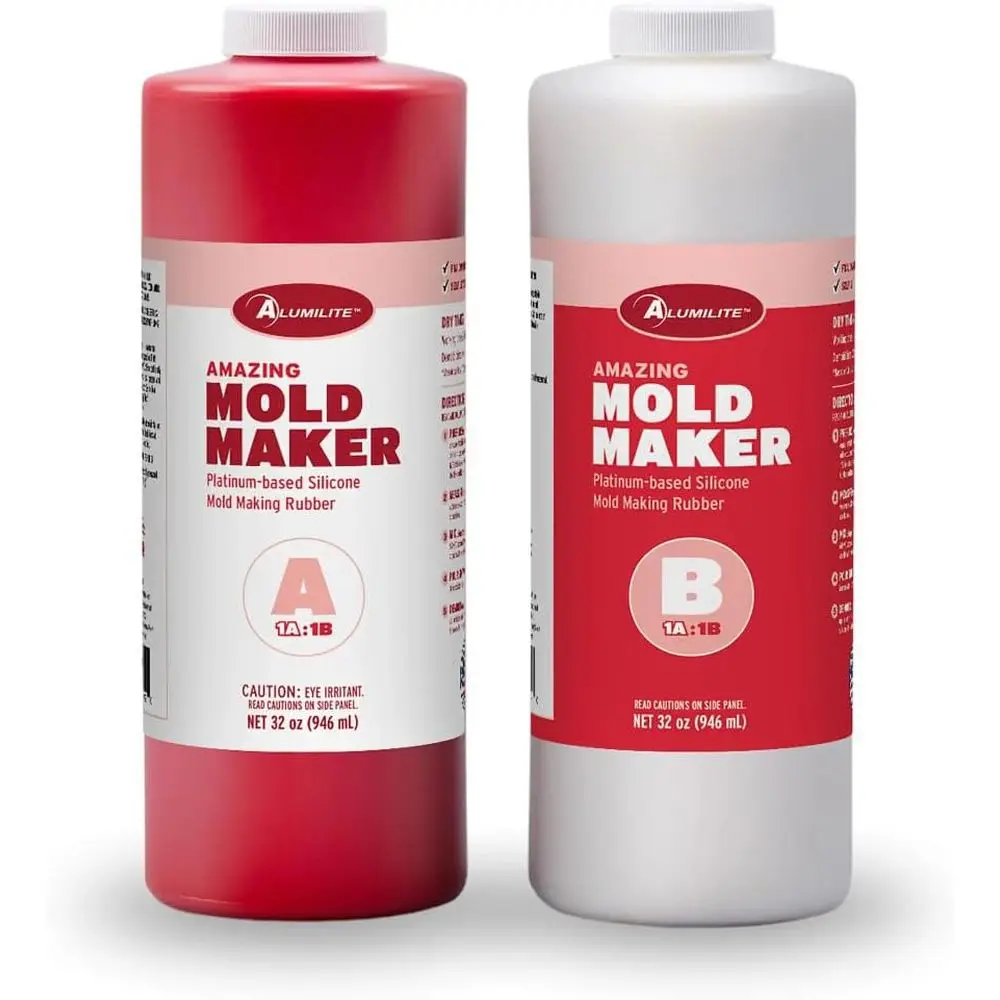 

Потрясающий силиконовый каучук для форм (64 унции) – для форм из платинового силикона или для детализированных форм – отличное качество, время извлечения из формы 30 минут – отлично подходит для воска.