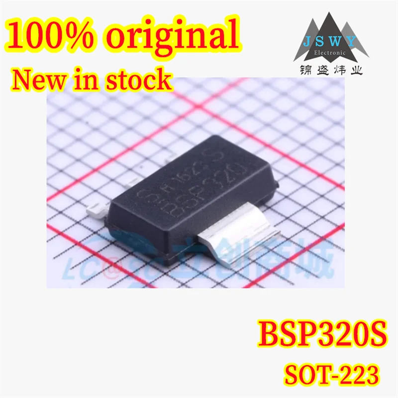 

(10/50PCS) BSP320S BSP320 SOT-223 100% brand new original N-channel enhancement mode power MOSFET 60V 4.5A in stock
