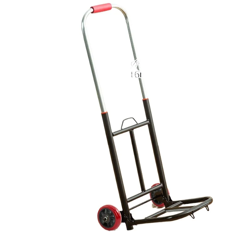 

Handling trolley folding trailer home shopping pull goods shopping trolley portable luggage trolley