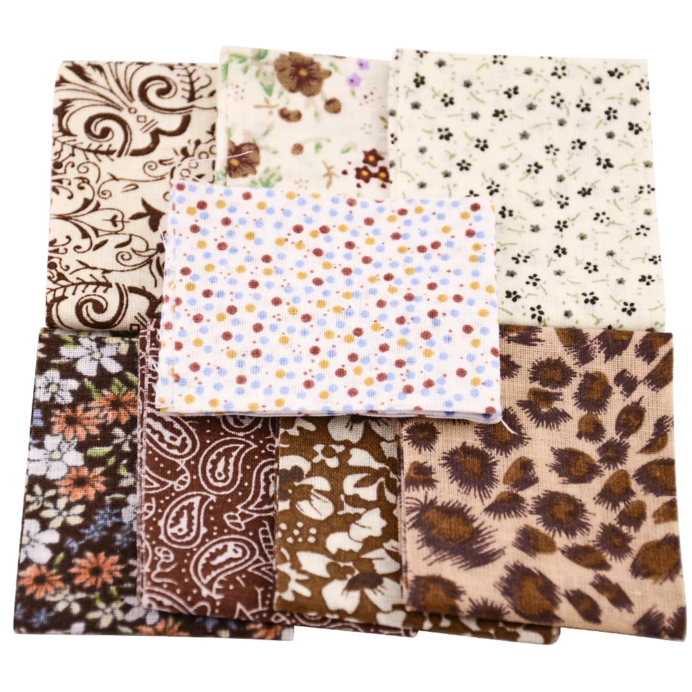 7-9 Pcs/Lot 5x50CM Booksew Telas Patchwork Algodon Cotton Fabric Floral Jelly Roll Strips DIY Dolls Sewing Craft Ankara Fabric