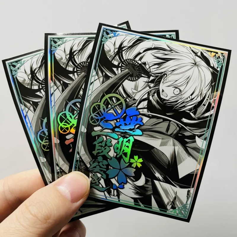 60Pcs/Set Fate Grand Order Cards Sleeve Okita Souji FGO Anime Game Laser Version Colorful DIY Toys Gifts Cards Protective Cover