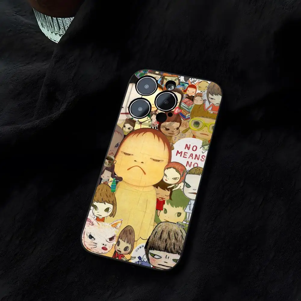 Cute Nara Yoshitomo Art Phone Case Funda for iphone 14 13 15 11 16ProMax 12 Pro Max Mini Xr Xs X 7 8 Plus Covers