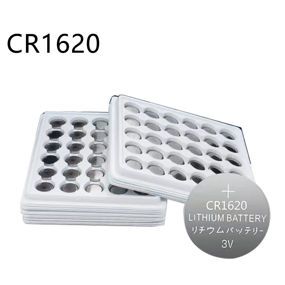 400pcs CR1620 Button Batteries ECR1620 DL1620 5009LC Cell Coin Lithium Battery 3V CR 1620 For Watch Electronic Toy Remote