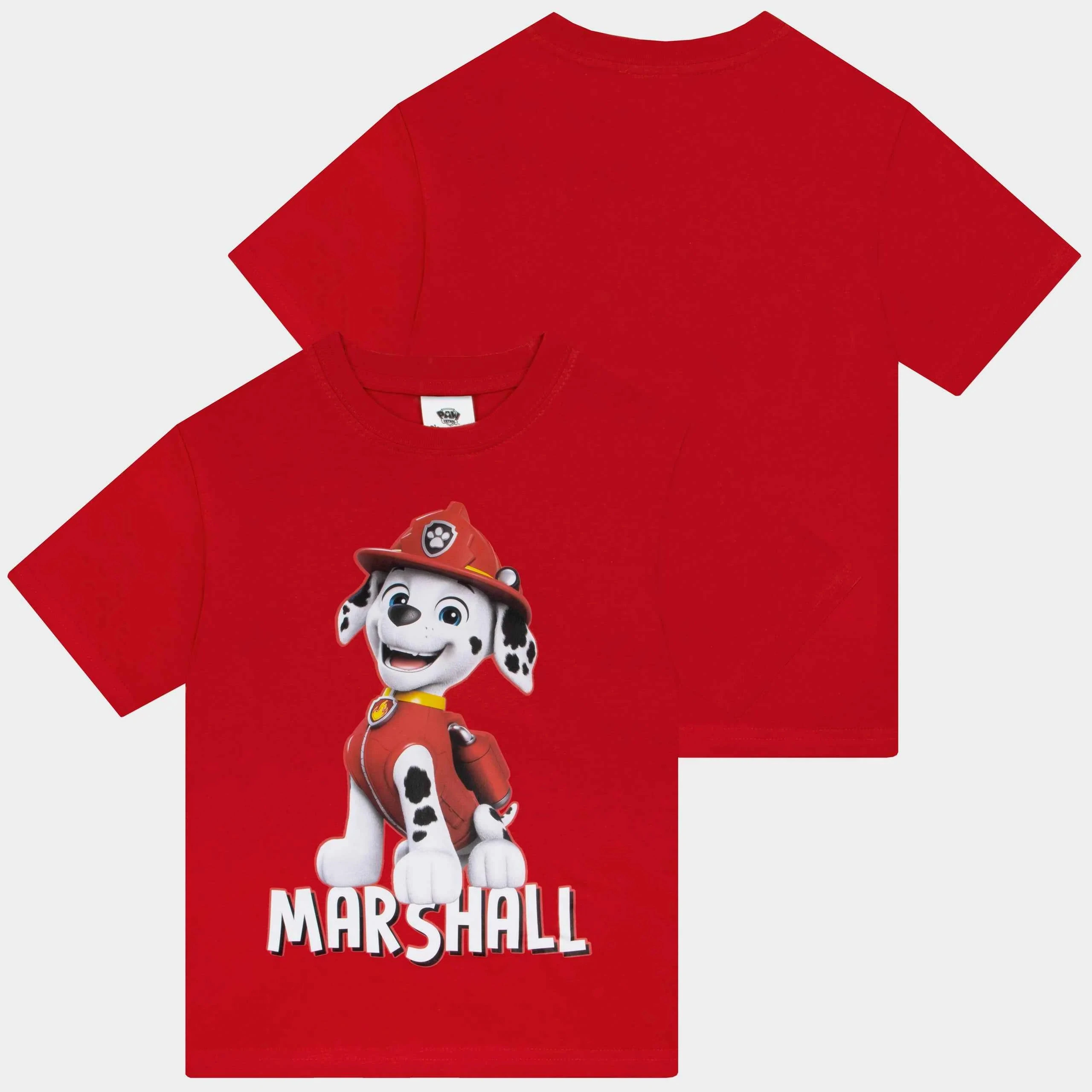 Boys Paw Patrol Marshall T‑Shirt Kids Cartoon Dalmatian Dog Print Short Sleeve Cotton Tee Children Summer Casual Tops for Little
