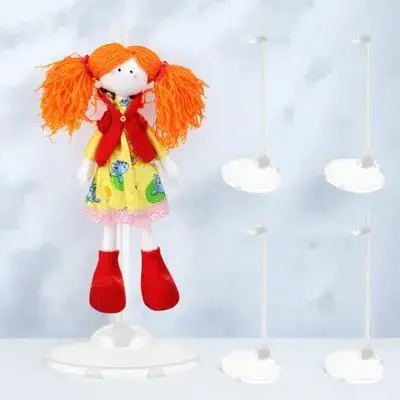 

15Pcs Small Figure Display Stands Clear Plastic Rack for Encouraging Kids Organizational Skills Sturdy Support Bracket for Show