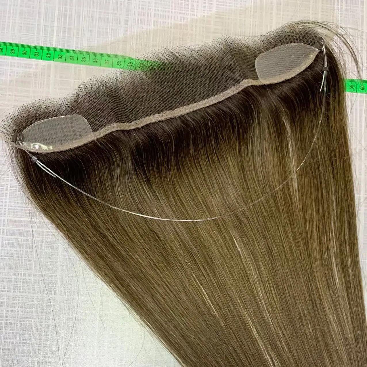 

Топпер для волос для женщин Hd кружевной фронтальный шиньон на лбу линия волос европейские человеческие волосы для истончения кормления линии роста волос