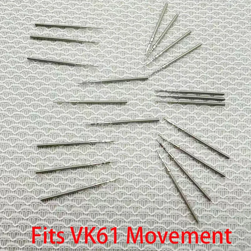 

VK61 Stem Steel Crown Parts Crown Watch Steel Stem Kit Fit VK63 VK64 VK67 VK68 VK61 Movement Stem Watch Accessories Replacement