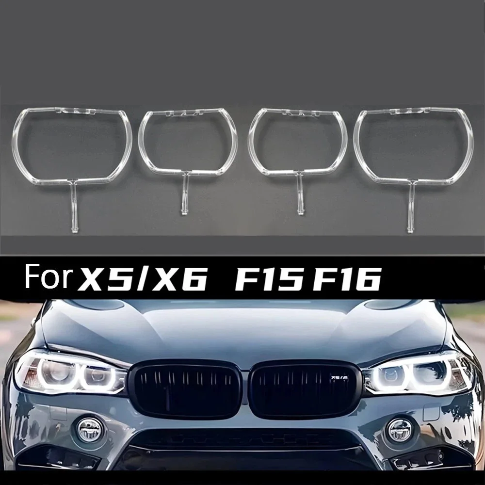 

Для BMW X5 X6 F15 F16 2014-2018 Модель ксеноновые автомобильные DRL дневные ходовые огни светодиодные фары направляющая пластина трубчатая полоса ангельский глаз