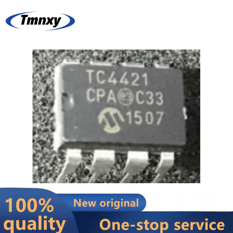 10PCS  TC4421    TC4421CPA   TC4421EPA   DIP8   MOSFET  Driver Chip