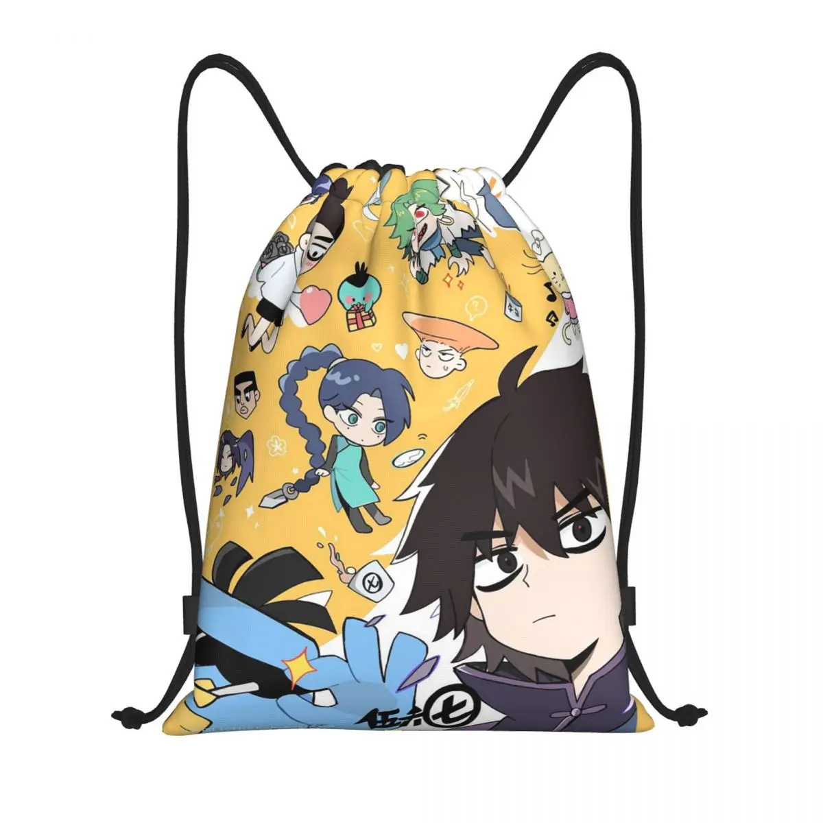 

Рюкзаки Scissor Seven Action Manga Cartoon, повседневные сумки-мешки на шнурке, сумки для обуви, сумки для книг для мужчин и женщин, школьные сумки