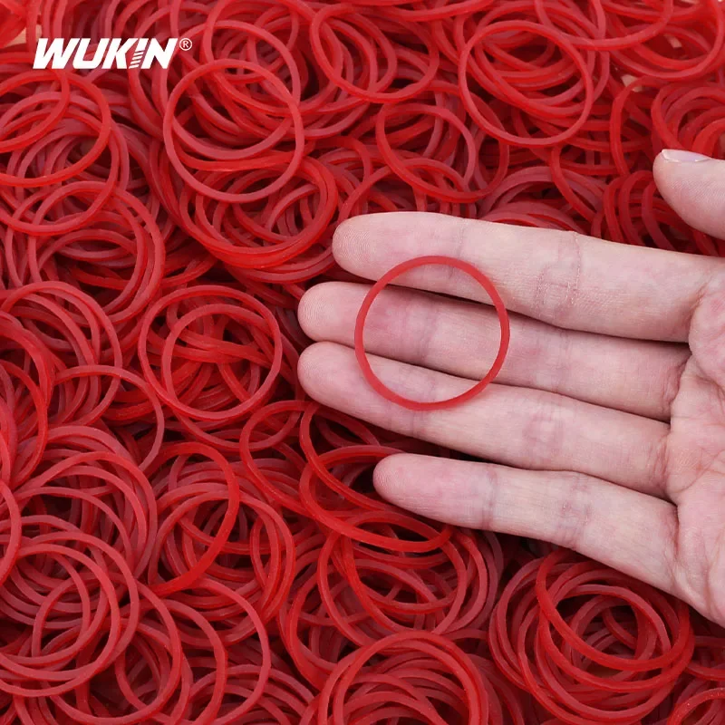 High Quality Red Latex Rings High Elastic Rubber Bands Supplies Stretchable O Rings Diameter 19mm-60mm