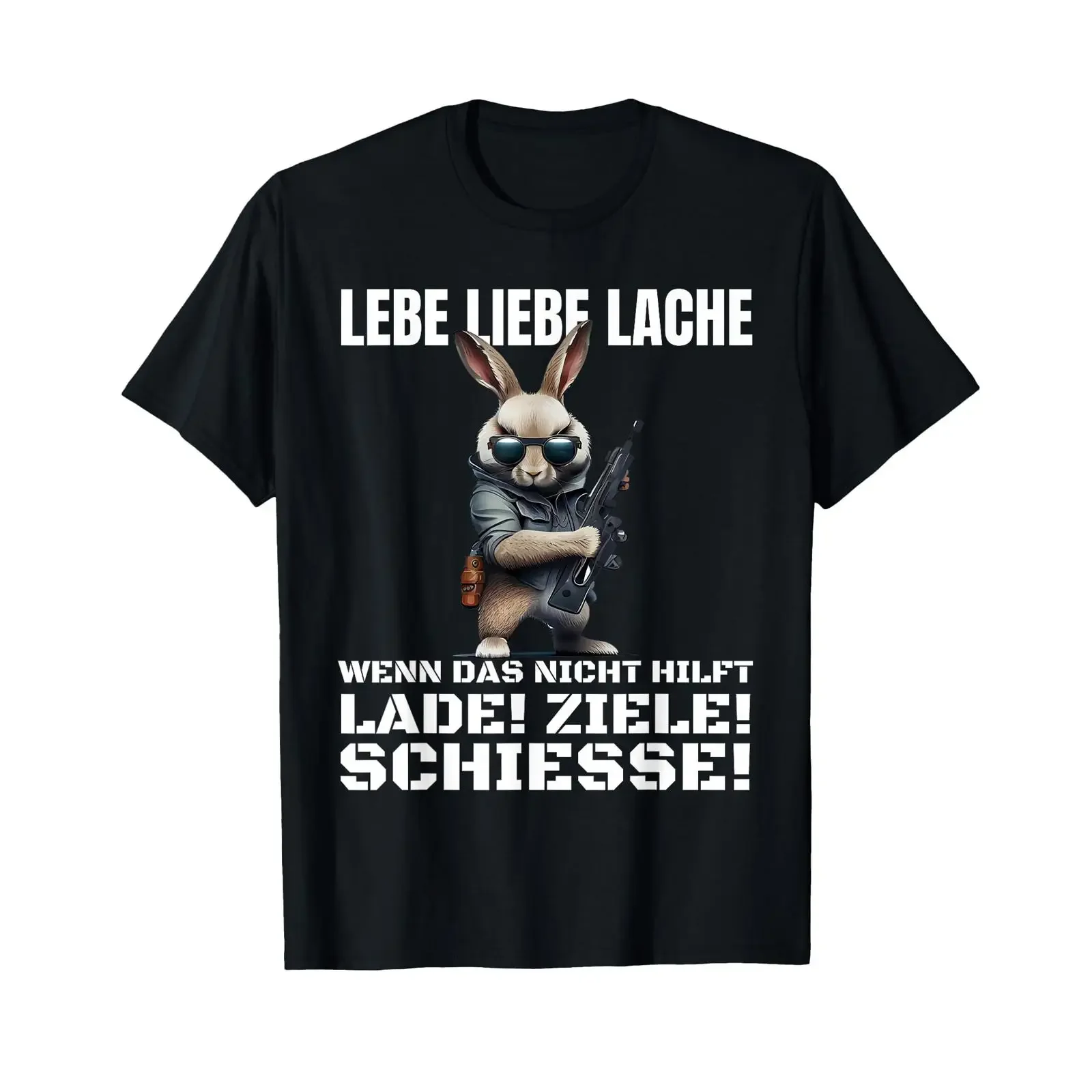 Live love laugh If that doesn't help load targets shoot T shirt vintage Washed Top For Everyday Wear Stylish Comfortable Unisex