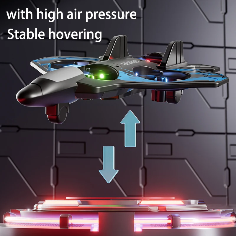 طائرات التحكم عن بعد المقاتلة نموذج طائرة شراعية رغوة رباعية الدوران ارتفاع ثابت الطائرات بدون طيار الصبي لعبة الطائرات هدية عيد الميلاد